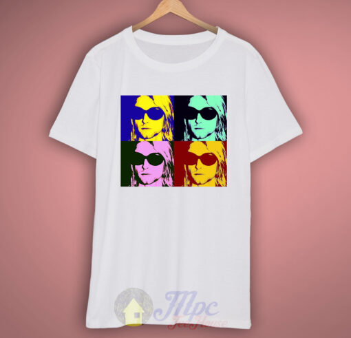 Kurt Cobain Potraits Pop Art Grunge T-Shirt