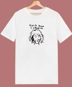 Kurt Cobain Sketch Vintage 80s T Shirt