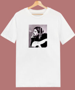 Kurt Cobain Smoking A Splif 80s T Shirt