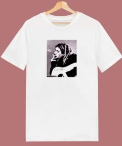 Kurt Cobain Smoking A Splif 80s T Shirt
