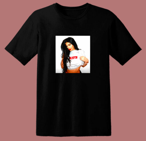 Kylie Jenner Savage Jordan 8 80s T Shirt