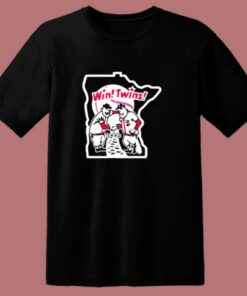 La Makina Win Twin Baseball Garv Sauce 80s T Shirt 1 La Makina Win Twin Baseball Garv Sauce 80s T Shirt 2