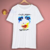 Lady Gaga Face Image Art Rave White T Shirt
