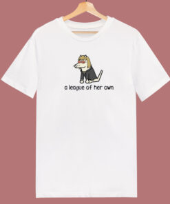 League Of Her Own 80s T Shirt 1