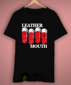 Leather Mouth T Shirt
