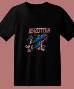 Led Zeppelin Airship Forever Vintage 80s T Shirt 1