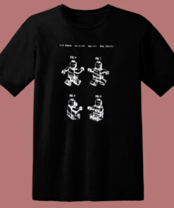 Lego Man Patent 80s T Shirt 1