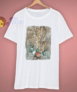 Leopard Cactus Cheetah Cute T Shirt