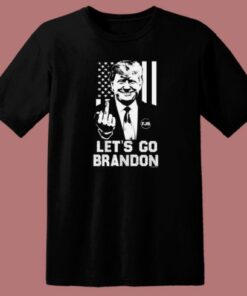 Lets Go Brandon 80s T Shirt Style