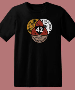 Life Universe Everything 80s T Shirt 1