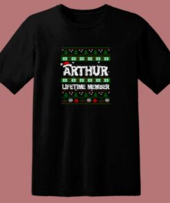 Lifetime Arthur Ugly Christmas 80s T Shirt 2