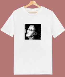Lil Peep Black And White 80s T Shirt Lil Peep Black And White 80s T Shirt