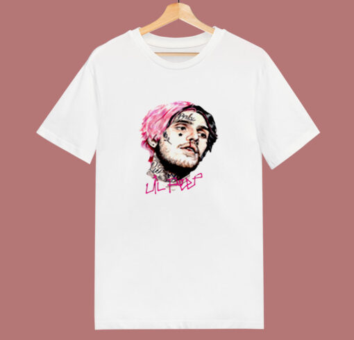 Lil Peep Head 80s T Shirt