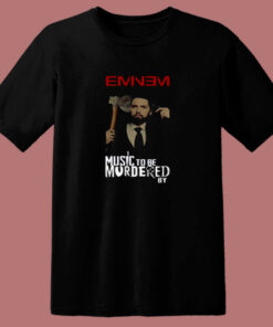 Limited Eminem Music To Be Murdered By 80s T Shirt