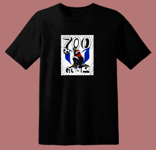 Lionel Messi 700 Goals Congratulations 80s T Shirt