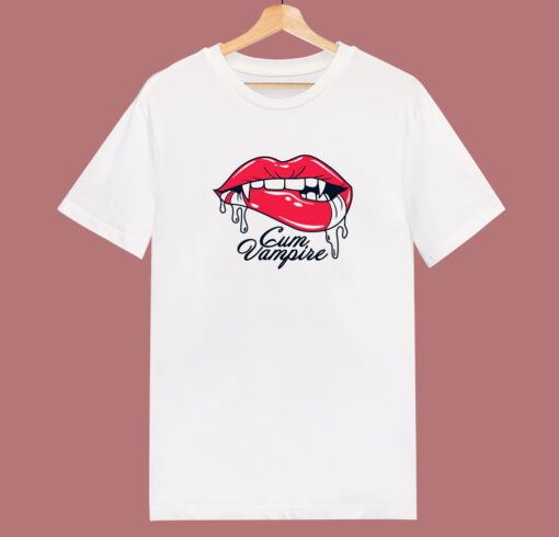 Lips Cum Vampire T Shirt Style