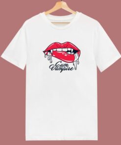 Lips Cum Vampire T Shirt Style