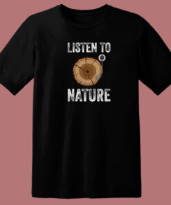 Listen To Nature Global Warming 80s T Shirt Style 1