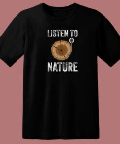 Listen To Nature Global Warming 80s T Shirt Style 2