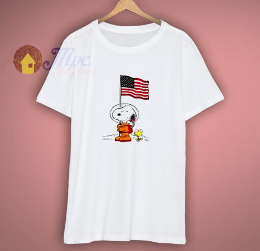 Little Boys Snoopy In Space T Shirt