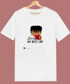 Living My Best Life Black Queen 80s T Shirt Living My Best Life Black Queen 80s T Shirt
