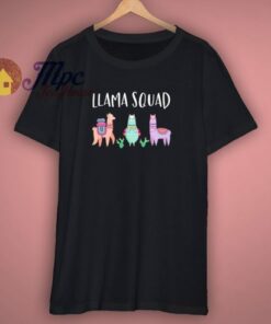 Llama Squad Goals Funny T Shirt