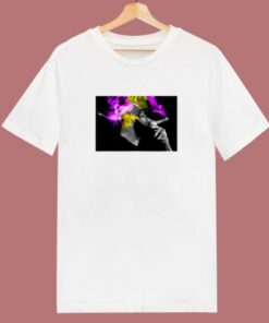 Los Angeles Lakers Championship Lebron James Smoking A Cigar Purple Yellow Smoke 80s T Shirt