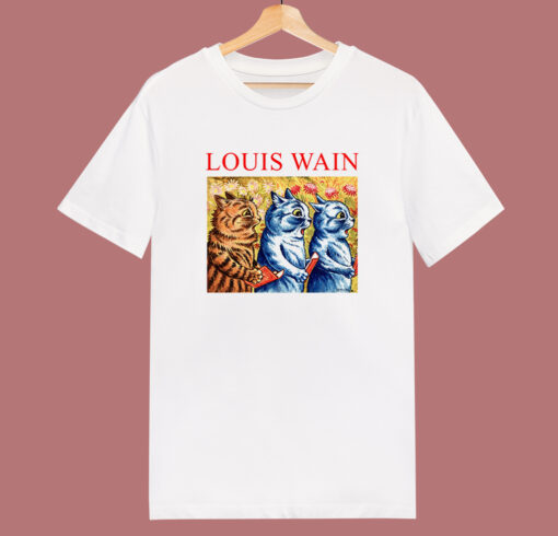 Louis Wain Three Cats Singing T Shirt Style