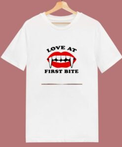 Love At First Bite 80s T Shirt 1 Love At First Bite 80s T Shirt 2
