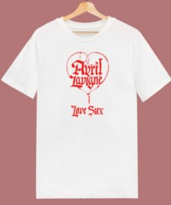 Love Sux Avril Lavigne T Shirt Style On Sale