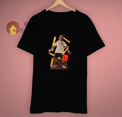 Love Travis Scott With Mc Donalds T Shirt