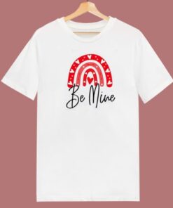 Love Valentine Boho Rainbow Lips 80s T Shirt Style