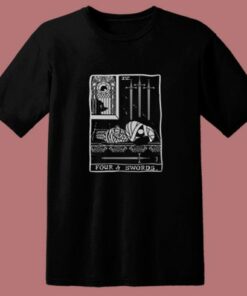 Lucky As Four Of Swords 80s T Shirt 1 Lucky As Four Of Swords 80s T Shirt 2