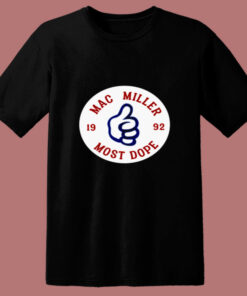Mac Miller Most Dope Circle Logo 80s T Shirt 1
