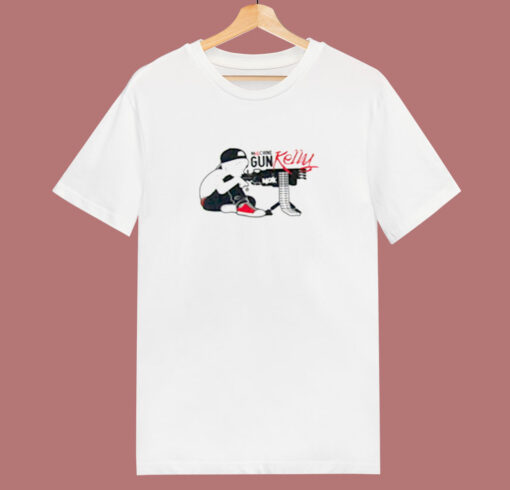 Machine Gun Kelly Boy White 80s T Shirt