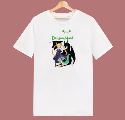 Maid Dragon Anime 80s T Shirt Style