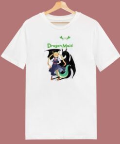 Maid Dragon Anime 80s T Shirt Style