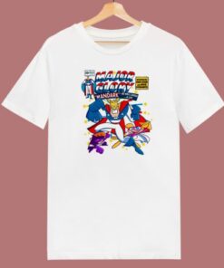 Major Glory Comic 80s T Shirt Style 1 Major Glory Comic 80s T Shirt Style 2