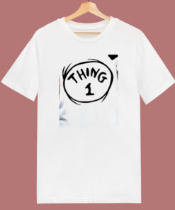 Make A No Sew Dr Seuss Thing One 80s T Shirt