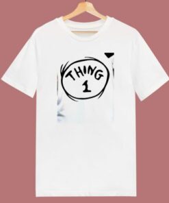 Make A No Sew Dr Seuss Thing One 80s T Shirt