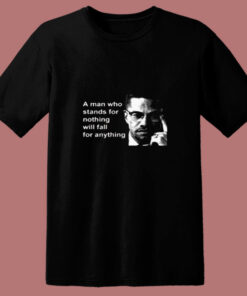 Malcolm X Black Panthers Party Civil Human Rights 80s T Shirt 1