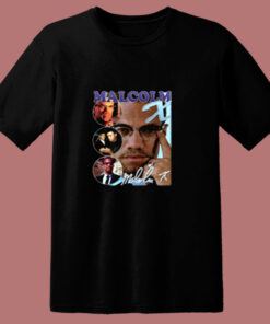 Malcolm X Bootleg Rap 80s T Shirt 1