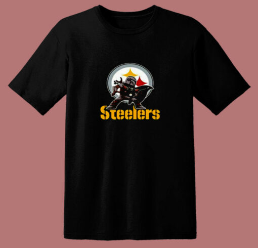 Mandalorian Andyoda Pittsburgh Steelers 80s T Shirt