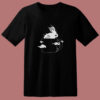 Many Eyed Cat In Coffee Cup 80s T Shirt