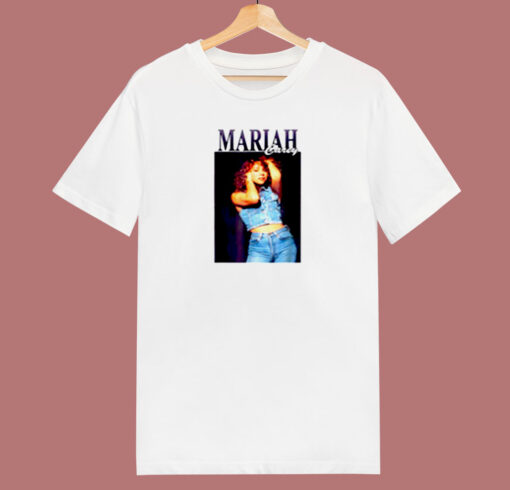 Mariah Carey In Jeans 80s T Shirt