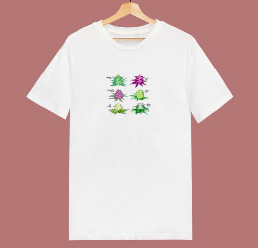 Marijuana And Cannabis Strains 80s T Shirt