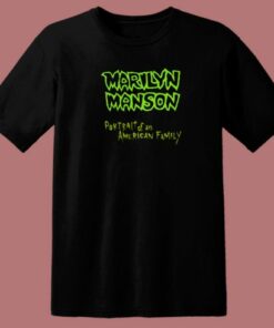 Marilyn Manson Portrait Logo T Shirt Style 1 Marilyn Manson Portrait Logo T Shirt Style 2