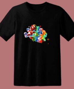 Mario Galaxy Rainbow 80s T Shirt