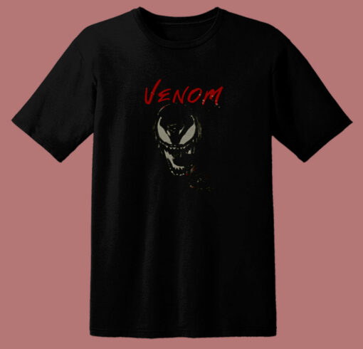 Marvel Venom Airbrush Tongue 80s T Shirt