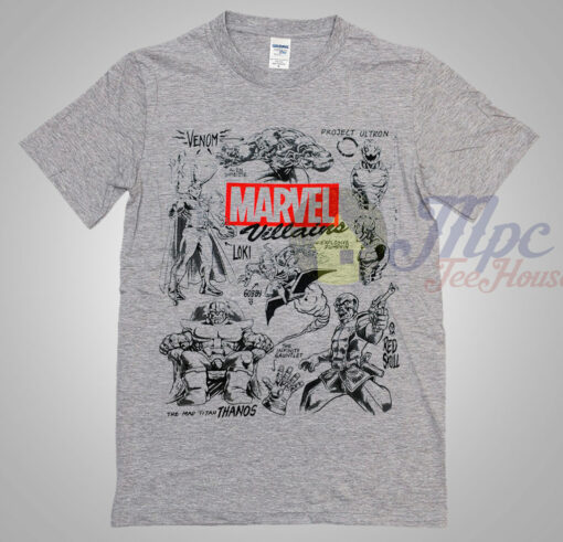 Marvel Villains Superhero T Shirt